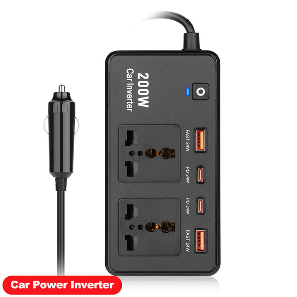 200W Car Power Inverter - Atobility PD12